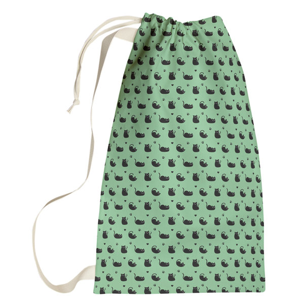 Ebern Designs Cat Laundry Bag Wayfair